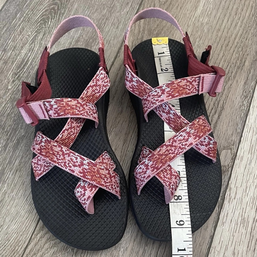 EUC $110 Chaco Women's Z/Cloud 2 Hiking Outdoor Comfort Sandals-Rhubarb Size 6 - Picture 13 of 14